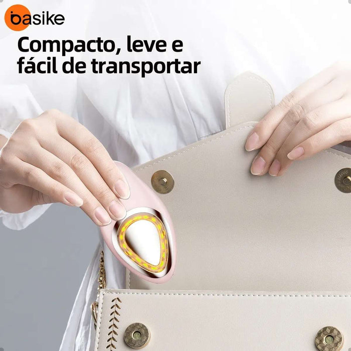 Escova de Limpeza Facial Elétrica Basike MRY 363 4 em 1 LED Massageador Esfoliante Recarregável USB Basike Brasil Oficial