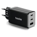 Carregador Basike Ba CAR 072 65W Turbo Tipo-C e USB Rápido