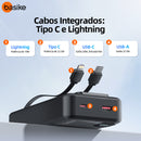 Power Bank Basike B 079 20.000mAh 22.5W Carga Rápida Com Display