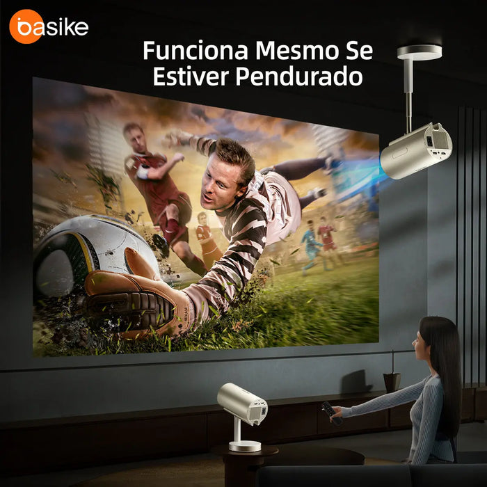 Projetor Basike Ba TY 129 Ultra HD 4K Wi-Fi Com Correnção Automática - Basike Brasil Oficial