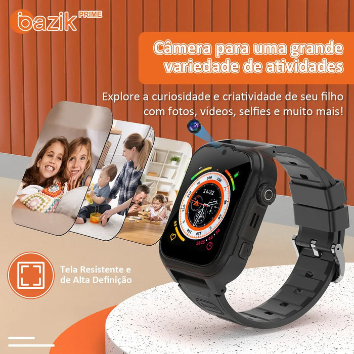 Smartwatch Basike S30 Kids 4G Com GPS Wifi e Câmera Modelo Infantil - Basike Brasil Oficial