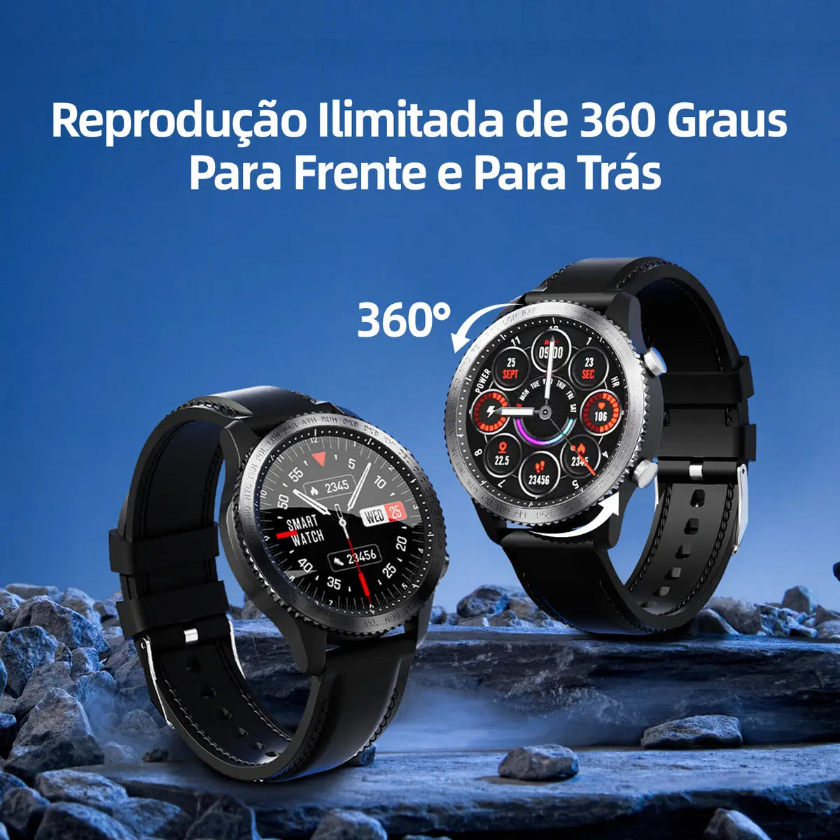 Smartwatch Bazik Prime W93 PRO MAX com tela Super AMOLED 1,39