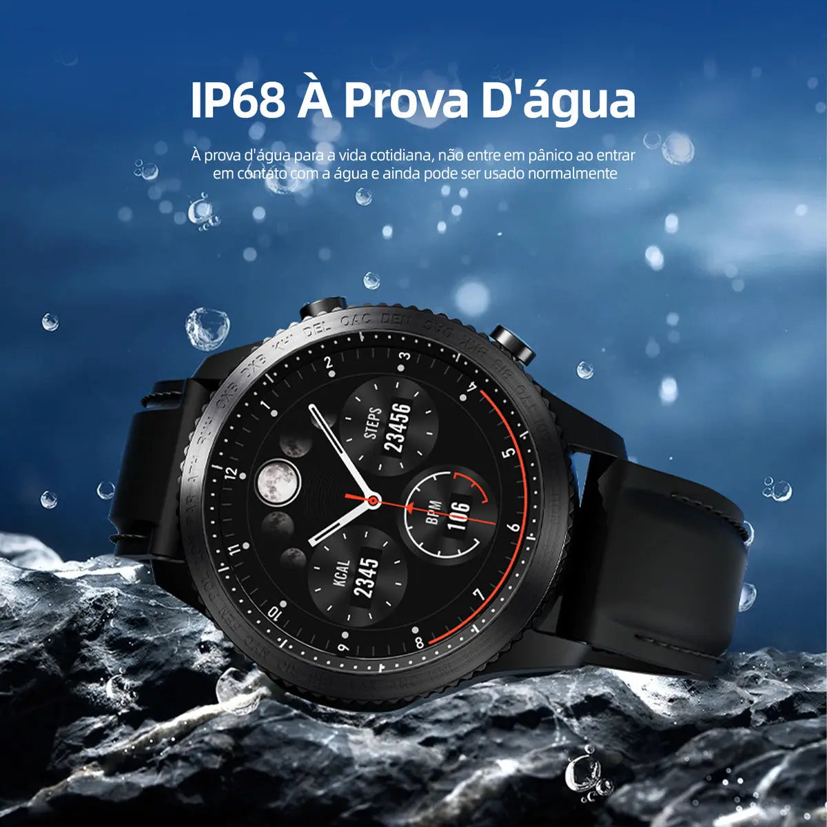 Smartwatch Bazik Prime W93 PRO MAX com tela Super AMOLED 1,39