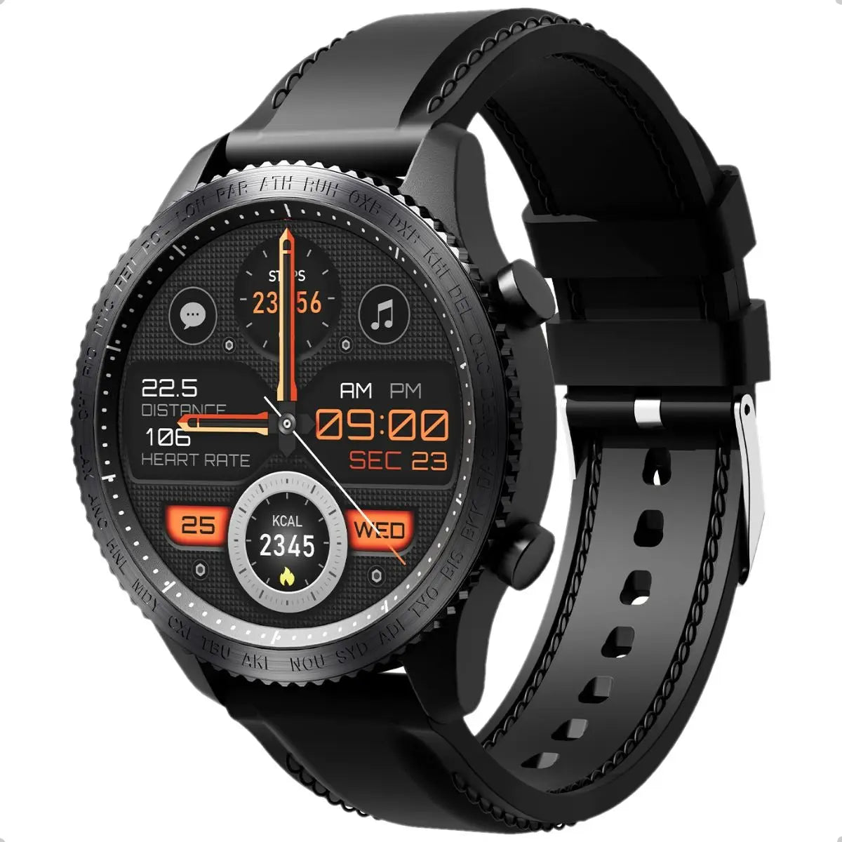 Smartwatch Bazik Prime W93 PRO MAX com tela Super AMOLED 1,39