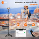 Tripé Bastão Basike Ba-SPO254 1.80m Para Celular E Câmera Com Controle Remoto