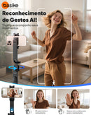 Tripé Bastão Basike Ba SPO 256 Inteligente 1,80m Rasteramento Facial 360º