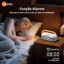 Caixa de Som Despertador Basike Ba RAD 212 10W Com Relogio Luz RGB